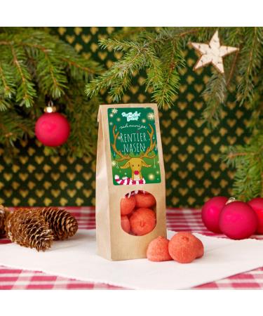 Foamy Veneering Noses - Delicious Red Foam Sugar Balls | Sweet Christmas Gift - Miracle Bag - Buy Online on GoSupps.com
