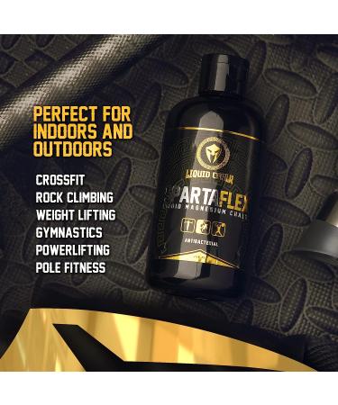 SpartaFlex 8.5 Oz Pro Liquid Chalk for Weightlifting, Rock Climbing, Gymnastics - Gym Chalk for Lifting, Climbing, Powerlifting - Liquid Grip for Enhanced Performance - Buy Online on GoSupps.com