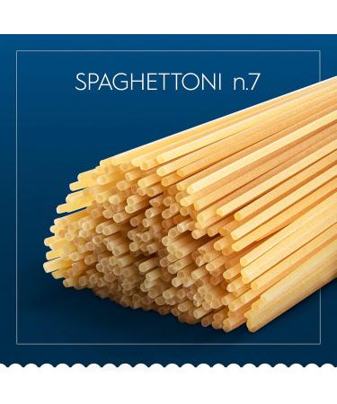Buy Barilla Classic Spaghettoni n.7 - Authentic Durum Wheat Pasta (500g x 5 Pack) - Perfectly Al Dente - International Shipping Available - Buy Online on GoSupps.com