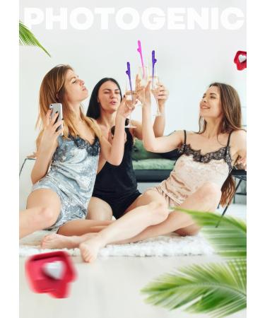 20pcs Bachelorette Adult Party Straws Bride Party Drinking Straws Bachelorette Party Penis Straws Bachelorette Pecker Straws Party Favors Hen Straws Naughty Crazy Hen Night Straws - Buy Online on GoSupps.com