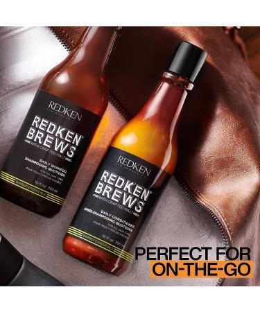 Redken Brews Daily Conditioner for Men - Softens All Hair Types - 33.8 Fl Oz - Buy Online on GoSupps.com