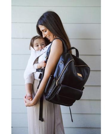 ROOKIE Diaper Bag with Changing Mat - Stylish Vegan Leather Backpack & Shoulder Bag | Perfect for Parents | International Shipping - Buy Online on GoSupps.com