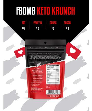 FBOMB Cheese Crisps 6 Pack - Crunchy Oven Baked Keto & Low Carb Snack | 100% Natural Artisan Cheese - High Protein & Gluten Free Keto Snack - Buffalo Flavor - Buy Online on GoSupps.com