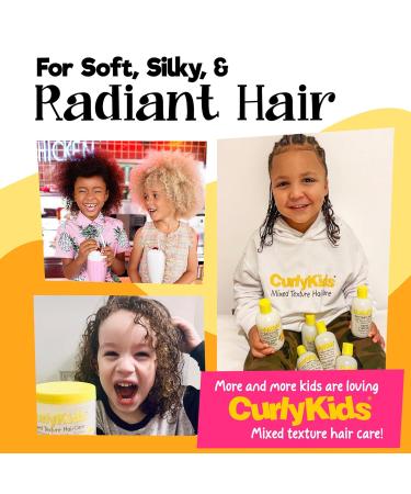 CurlyKids Super Detangling Spray 12 fluid ounces Hair Conditioner or Detangling Spray for Kids Frizz Control Easy Styling for All Curl Types Sulfate & Paraben Free 12 Fl Oz (Pack of 1) - Buy Online on GoSupps.com
