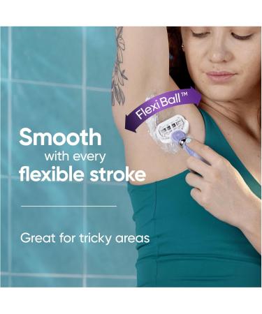 Gillette Venus Deluxe Smooth Swirl 6-Pack Replacement Blades for Women Refills with 5 Blades for a Close Shave With - Buy Online on GoSupps.com