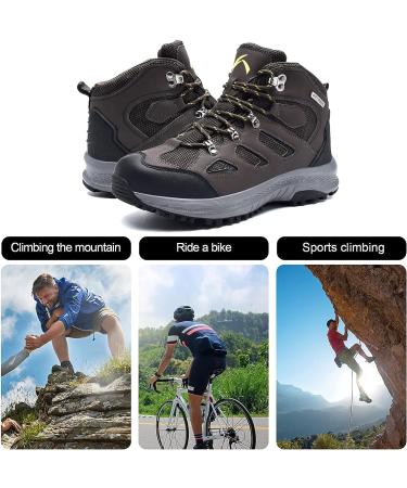 UPSOLO Men's Brown Hiking Boots - Size 8 - Buy Online on GoSupps.com