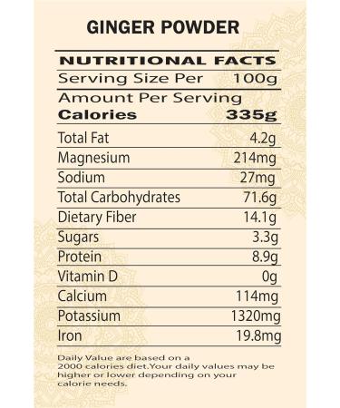 100 g | Ginger Powder Ground Ginger Spices Arabic Chinese Herbs Indian Cooking Curry Spice - Buy Online on GoSupps.com