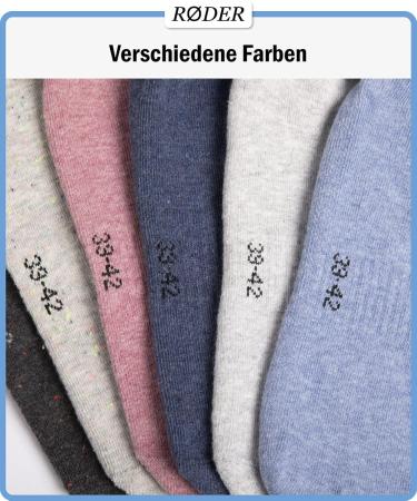 R der Anti-Slip Stopper Socks for Men & Women | Yoga House & ABS Socks | Navy Blue & Light Blue Sizes 43-46 - Buy Online on GoSupps.com