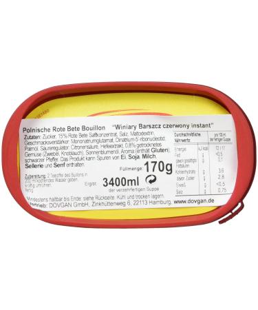 Winiary Polish Beetroot Dry Soup 'Barszcz' - 5-Pack (5 x 170 g) | Authentic Taste International Shipping - Buy Online on GoSupps.com