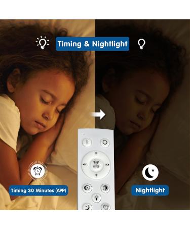 Buy Ghiycotdl Dimmable Ceiling Pendant Lamp | Modern 3000-6500K Lights for Living Room Bedroom Hallway & Children's Room (52cm) - International Shipping Available - Buy Online on GoSupps.com