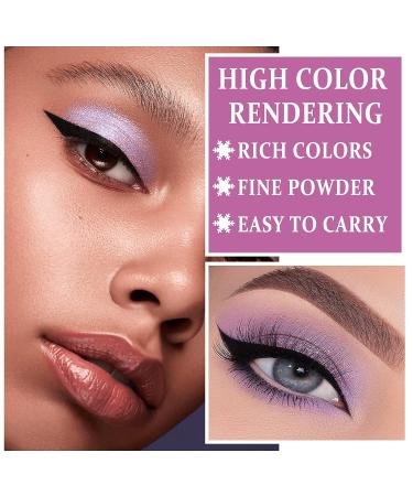 NVLEPTAP 10 Colors Eyeshadow Palette - Matte Nude & Glitter High Pigmented Makeup for Long-Lasting Natural-Looking Eyes - A14 - Buy Online on GoSupps.com