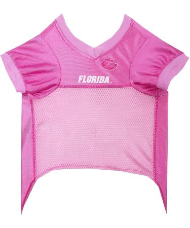 Pets First NCAA Florida Gators Dog Pink Jersey - Small Pet Pink Outfit | FL-4019-SM - Buy Online on GoSupps.com