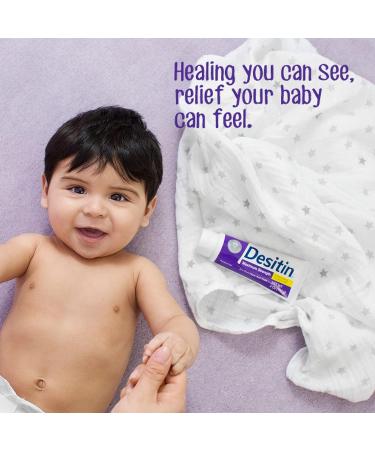 Desitin Maximum Strength Baby Diaper Rash Cream 2 oz (Pack of 6) | 40% Zinc Oxide Treatment & Prevention | Hypoallergenic, Phthalate & Paraben-Free - Buy Online on GoSupps.com