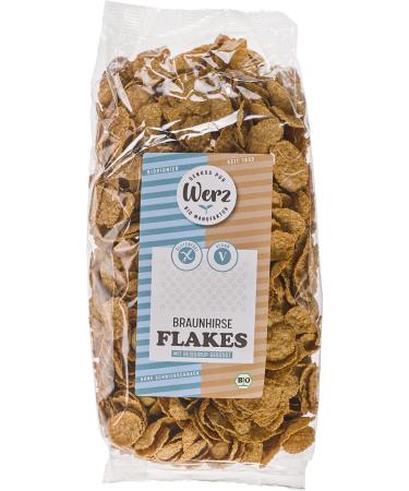 Werz Organic Brown Millet Flakes Gluten Free (6 x 250 g)