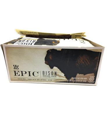 Epic Bar Bison Uncured Bacon + Cranberry Bar 12 Bars 1.3 oz (37 g) Each