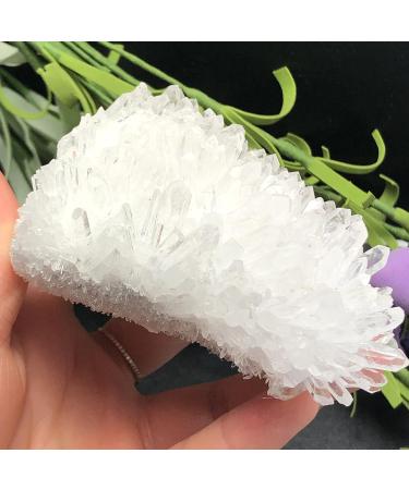 Natural Crystal Rough Beautiful Natural Clear Quartz Crystal Cluster Minerals Great Reiki Stone Home Decoration (Color : 300-350g) - Buy Online on GoSupps.com