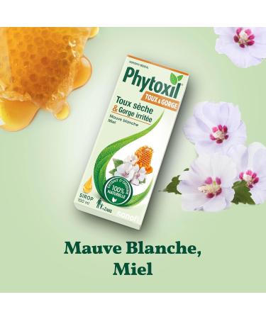 Phytoxil Cough and Throat Medical Device Syrup 100 ml Relieves Dry Cough Soothes Irritated Throat White Mallow Honey Suitable for Ages 2+ - Buy Online on GoSupps.com