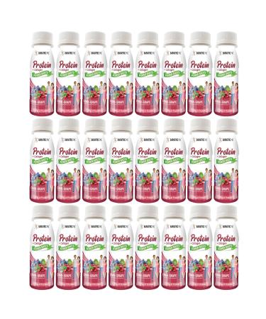 BariatricPal Ready-To-Drink 25g Whey Protein & Collagen Power Shots - Cran Grape (24 Bottles)