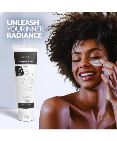 Daily Sunscreen Mineral Filters SPF 15 | Luminous Defense | Broad Spectrum UV Protection with Niacinamide & Zinc Oxide | Matte Finish & Shine Control | Water & Sweat Resistant - Buy Online on GoSupps.com