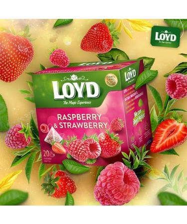 LOYD Tea - Raspberry and Strawberry (3 Pack ) - Buy Online on GoSupps.com