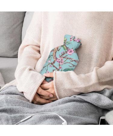 Buy Peach Blossom Hot Water Bottle with Plush Cover | Hand Warmer for Adults & Kids | 26.5x15.3cm - International Shipping Available - Buy Online on GoSupps.com