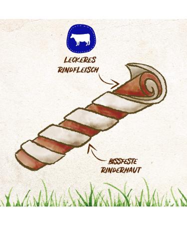 8in1 Delights Beef Twisted Sticks for Sensitive Dogs - Healthy High-Quality Beef Treats 70 Pieces (2-Pack) - Buy Online on GoSupps.com
