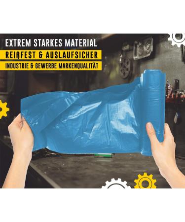 Buy Extra Tearproof 120L Blue Garbage Bags - 25 Pack | XXXL Waste Bags 70 - LDPE Quality for International Shipping - Buy Online on GoSupps.com
