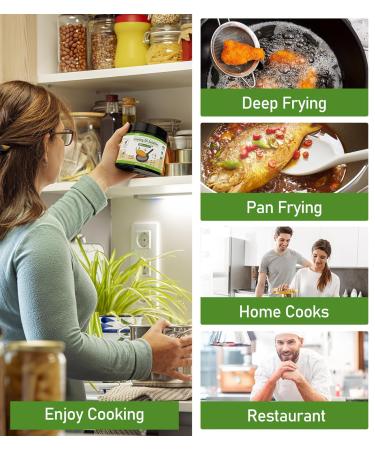 Eco-Friendly Cooking Oil Solidifier - 100% Plant-Based Grease Hardener for Easy Disposal (Solidifies Up to 40 Cups - Buy Online on GoSupps.com