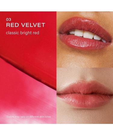 Melixir Vegan Lip Butter Trio (#03 Red Velvet #05 Dewy Rose #06 Rust Red) Hydrating Tinted Lip Balm for Dry Chapped Lips Petrolatum-Free Gift Set for Women Korean Lip Care Skincare Set - Buy Online on GoSupps.com