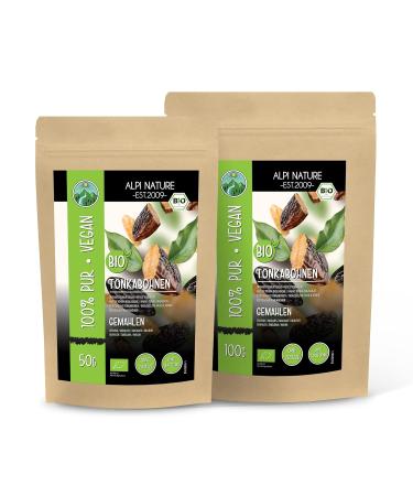 Buy Organic Tonka Beans 100g - Wild Collected & Controlled Cultivation | 100% Natural Tonka Bean Powder International Shipping Available - Buy Online on GoSupps.com