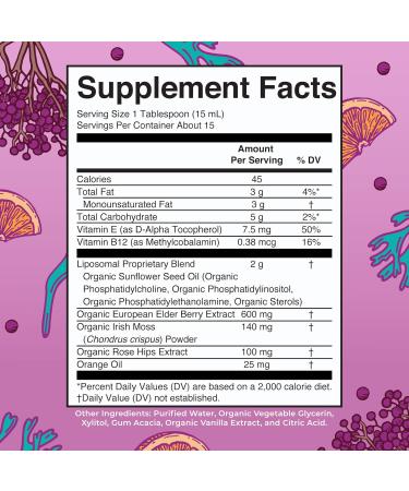 MaryRuth Organics Sea Moss Liposomal (Citrus Berry) & Collagen Booster (Maple Hot Cocoa) | Clean Label Project Verified | Vitamins for Energy Immunity and Overall Wellness | Vegan Non-GMO - Buy Online on GoSupps.com
