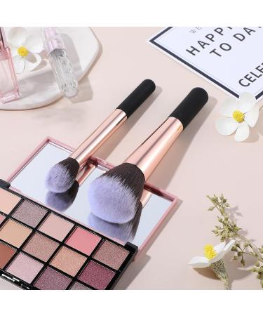 Shop Sibba 2 Pcs Makeup Brush Set - Foundation Powder Blush & Highlighter Brushes with Wooden Handles for Flawless Blending & Travel - International Shipping Available - Buy Online on GoSupps.com