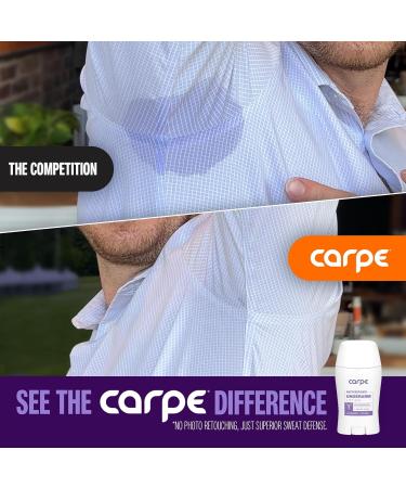Carpe Underarm Antiperspirant and Deodorant Clinical strength with Lavender Citrus scent Combat excessive sweating Stay fresh and dry Great for hyperhidrosis (Pack of 3) Lavender Citrus 1.69 Fl Oz (Pack of 3) - Buy Online on GoSupps.com