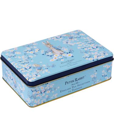 New English Teas Peter Rabbit Daisies Tea Selection Tin with 72 Assorted English Teabags - Buy Online on GoSupps.com