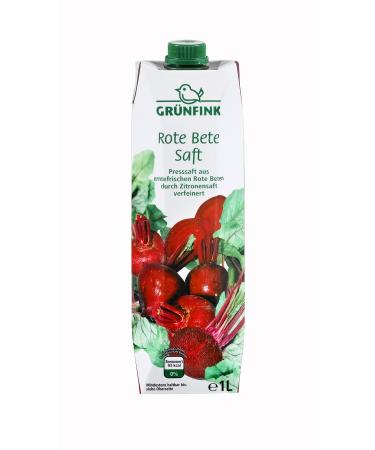 Greenfinch beetroot juice pack of 8 (8 x 1 l) BeetrootBeetroot