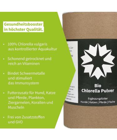 Chlorella Powder - Horses Dogs Extra Barf Liner - algova - Buy Online on GoSupps.com