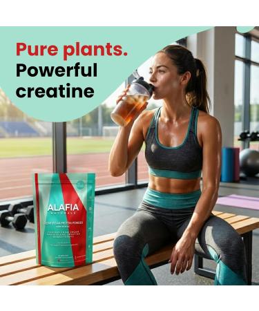 Alafia Naturals Clear Vegan Protein Powder with Creatine 30g Protein 5g Creatine 6g BCAA 0g Lactose Sugar Free Dairy Free Plant Based Strawberry 20 Servings - Buy Online on GoSupps.com