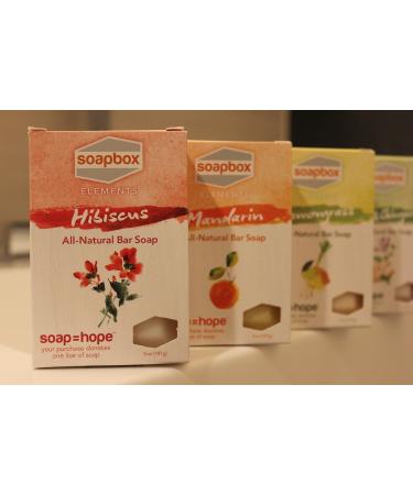 Buy SoapBox All-Natural Hibiscus Bar Soap - 5 oz - International Shipping Available - Buy Online on GoSupps.com