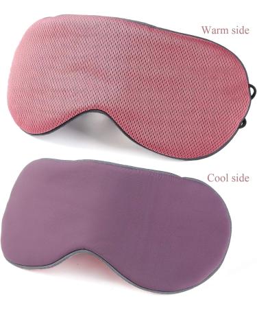 Double-Sided Pink Eye Mask Blindfold for Travel and Nap - Buy Online on GoSupps.com