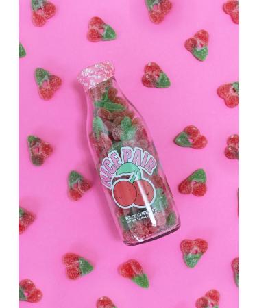 Sweets Bottle 'Nice Pair' Gummy Cherry Sweets Candy Gift Treat Kitchen - 350g - Buy Online on GoSupps.com