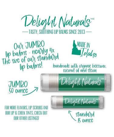 Delight Naturals JUMBO Lip Balm - Pink Drink - Buy Online on GoSupps.com