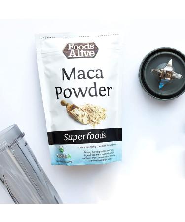 Foods Alive Organic Maca Powder 8 Oz - Pack of 2 | Energizing Superfood Blend - Buy Online on GoSupps.com