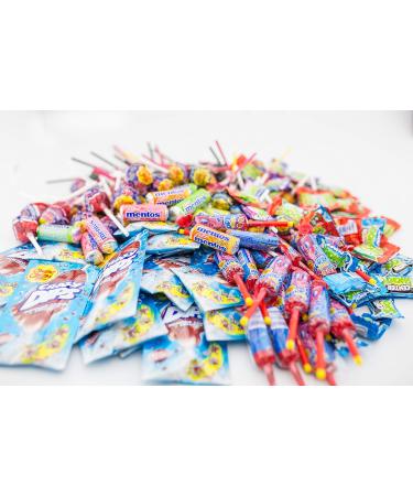 Chupa Chups Sweets Party Mix - 200 Mini Lollipops in 5 Delicious Flavors | 100 Classic Lollies & Bags for Ultimate Party Fun - Buy Online on GoSupps.com