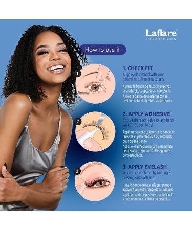 Laflare 3D Mink Angel Eyelashes - Soft, Voluminous, and Glamorous (AM02) - Buy Online on GoSupps.com