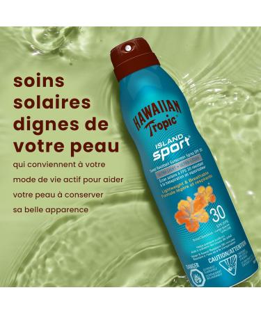 Hawaiian Tropic Island Sport Ultra-light Sport Sunscreen Spray SPF 50 Broad Spectrum Protection 170g - Buy Online on GoSupps.com