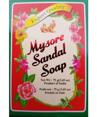 Mysore Sandal Soap 75gm (3) by Sandal Soap