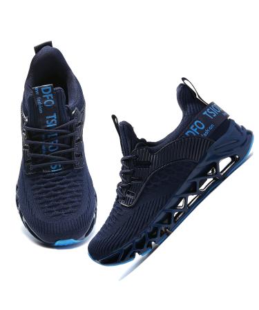 CELEBHTT Kids Shoes Boys Grils Sport Tennis Running Athletic Walking Sneakers 5.5 Big Kid A069 Navy Blue
