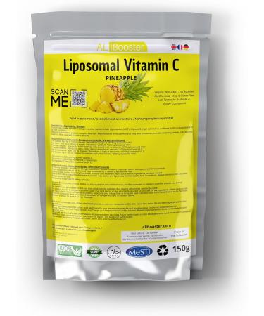 Vitamine C liposomale + poudre d'extrait standardis d'ananas - Poudre 150g pur 100% naturel sans additif - Pour soupe smoothies caf boissons p tisseries - Buy Online on GoSupps.com