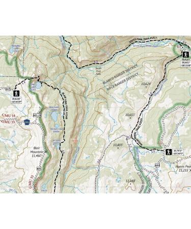 Flat Tops Wilderness Topographic Hiking Map by Outdoor Trail Maps LLC - Colorado (2018) - Buy Online on GoSupps.com