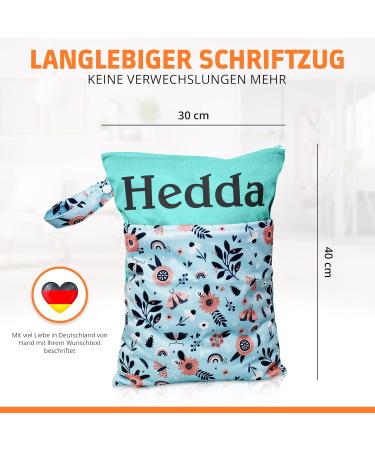 Optimale Wetbag Naspasche f r Kinder - Diaper Bag mit 2 F chern f r Kindergarten & Unterwegs (Schmetterlinge) | Internationaler Versand - Buy Online on GoSupps.com